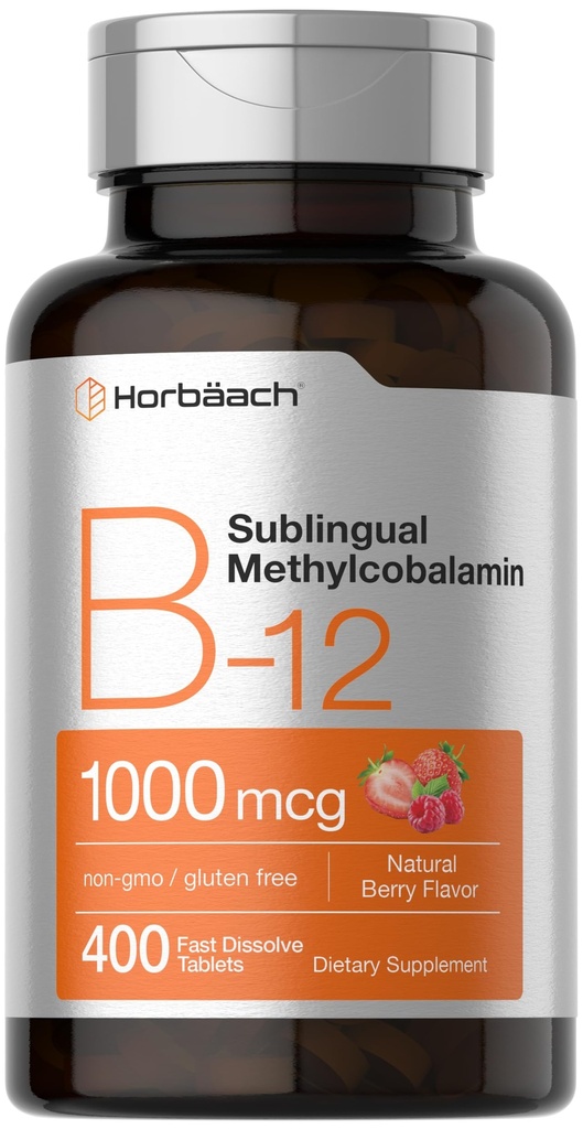 Horbaach Vitamin B12 1000 mcg Υπογλώσσια 