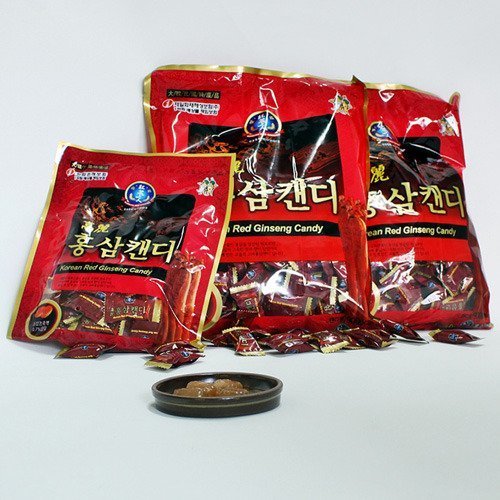 Κορεάτικα Premium Red Ginseng Candy (200gx3packs) 600g - Ισχυρή κόκκινη γεύση Ginseng. Βοήθεια με πονόλαιμο, βήχα, αναπνοή πιο αναζωογονητικό