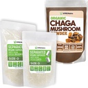 XPRS Nutra Separated Size 0 Capsules (1000 Count) with Chaga Powder (16 Ounce) Bundle