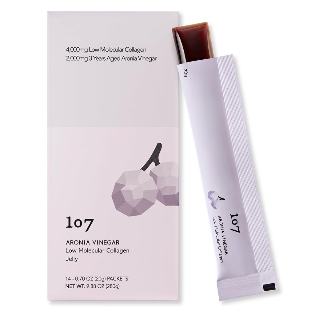 107 ΑΡΟΝΙΑ Ξύδι χαμηλής μοριακής κολλαγόνου Jelly Stick, Περιέχει βιταμίνη, κολλαγόνο, υαλουρονικό οξύ, ελαστίνη, προβιοτικά, κορεατικής ομορφιάς κολλαγόνο, υποστηρίζει εσωτερική ομορφιά, 20g x 14 πουγκιά