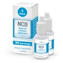 Waiora Natural Cellular Defense (NCD) Υγρές σταγόνες ζεόλιθου, Κλινοπτιλόλιθος για άνδρες και γυναίκες - συμπλήρωμα για ανοσοποιητική, υγιή υποστήριξη ούρων, καθαρισμού, pH ισορροπία (0,5oz φιάλη, 2 Ct – 180 Serv)