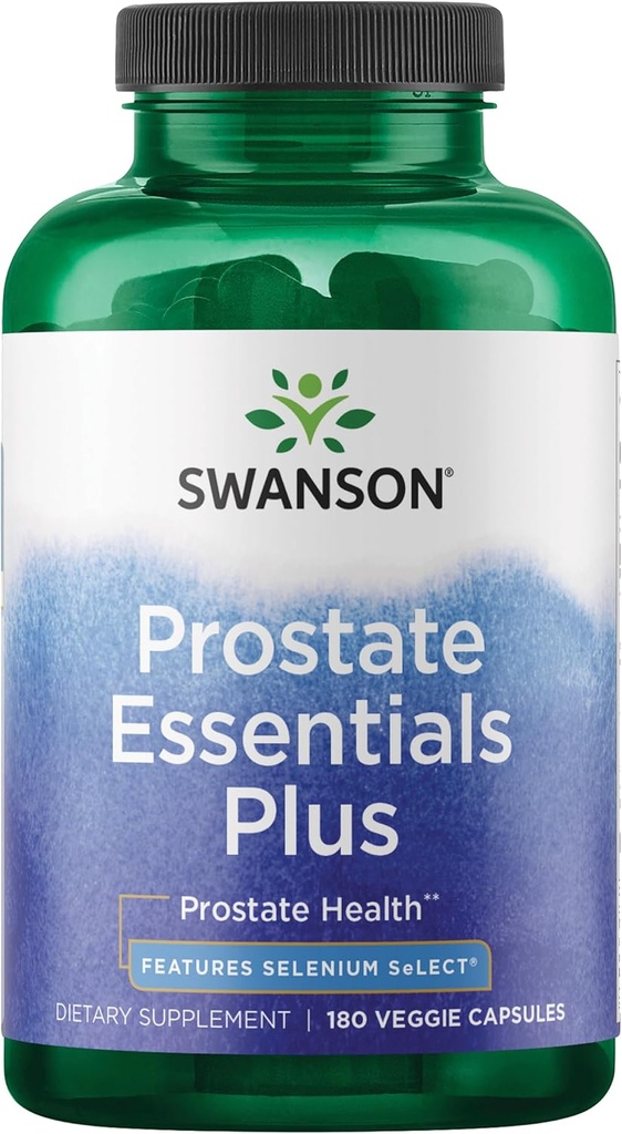 Swanson Prostate Plus - Φυσικό συμπλήρωμα για τους άνδρες που προωθούν υγιή ουρική ροή '&' Συχνότητα - Υποστήριξη της συνολικής υγείας Prostate - (180 κάψουλες Veggie)