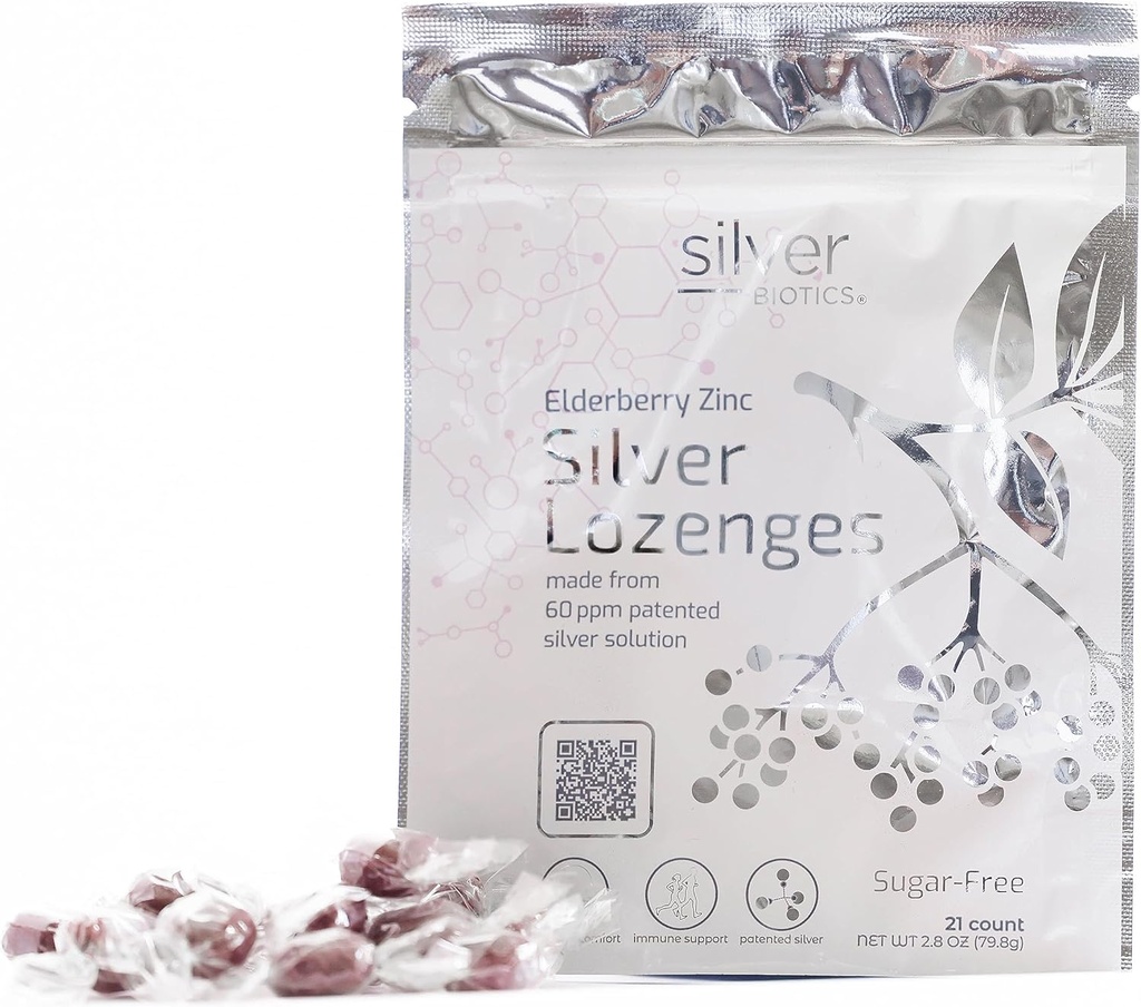 Silver Biotics Sugar-Free Colloidal Silver Lozenges 