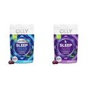 OLLY Extra Strength (5mg) & Τακτική Δύναμη (3mg) Μελατονίνη Gummys ύπνου με L-Θεανίνη, 120 Count BlackBerry Γεύση