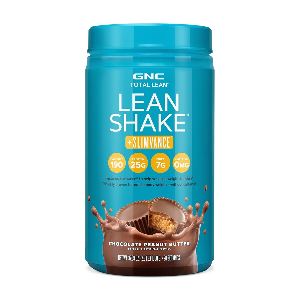 GNC Total Lean Lean Shake + Slimvance Caffeine Free - Σοκολάτα Φυστικοβούτυρο (20 μερίδες)