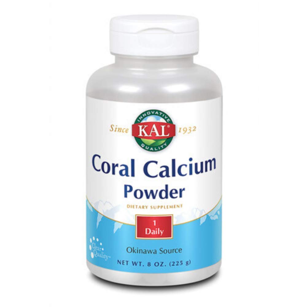 KAL Coral Calcium Powder 1000 mg δισκία, Χωρίς γεύση, 8 ουγγιά