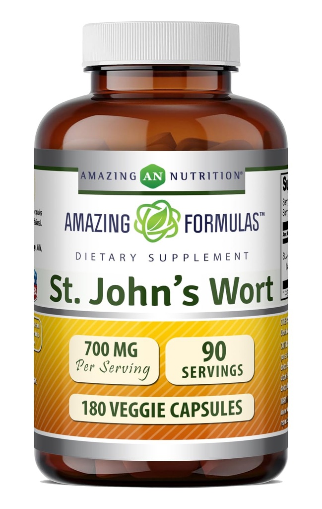 Amazing Formulas St. John's Wort Supplement (Hypericum Perforatum Extract) 