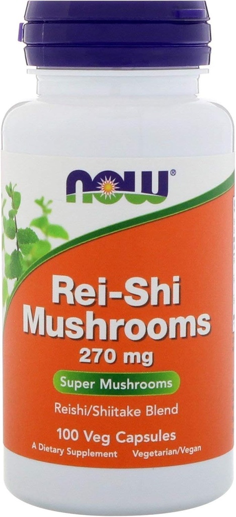 Τώρα Τρόφιμα Rei-Shi Μανιτάρια 270 mg - 100 Caps ( Multi-Pack)