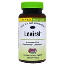 Αρωματικά φυτά, κ.ά. Loviral - Lung Health Supplement for αναπνευστική άμυνα & υποστήριξη - Βότανο συμπλήρωμα με Λοματίου, Πελαργόνιο & OSHA - Χωρίς γλουτένη - 60 Softgels (60 Servings)
