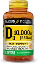 MASON NATURAL D 3 10.000 Iu Softgels, 30 κόμης