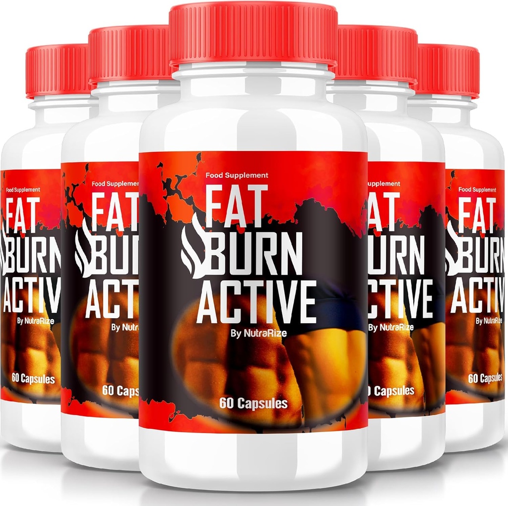 (5 Pack) Fat Burn Active Pills, Fat Burner Active Advance Keto Formula - Advanced Weight Loss Support, All Natural Keto Supplement, Fat Burn Keto Vitamins, FatBurn Keto Active Reviews (300 Κάψουλες)