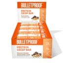 Αλεξίσφαιρα Protein Crisp Bars, τσιπ σοκολάτας φυστικοβούτυρο, 12 Pack, υψηλή πρωτεΐνη, χαμηλή ζάχαρη
