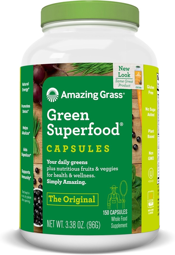 Καταπληκτικό πράσινο γρασίδι SuperFood αρχικό, 150 κόμης