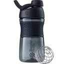 BlenderBottle SportMixer Shaker μπουκάλι Ιδανικό για πρωτεϊνικές ανακινήσεις και προ προπόνηση, 20-Ounce, μαύρο