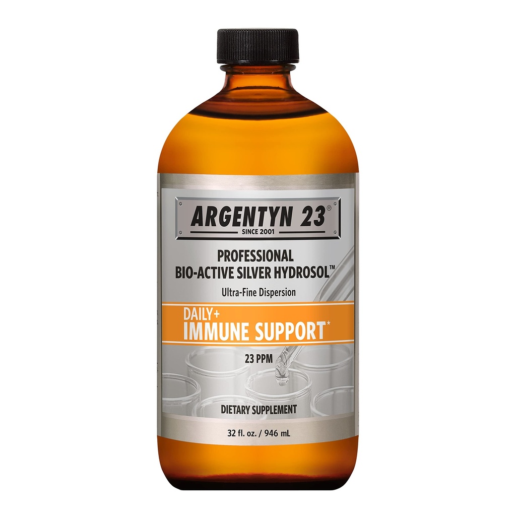 Argentyn 23 Professional Immune Support - Κολλοειδές ασήμι, Bio-Active Silver Hydrosol, 23 ppm, Liquid Twist Top, 32 Fl Oz (946 mL)