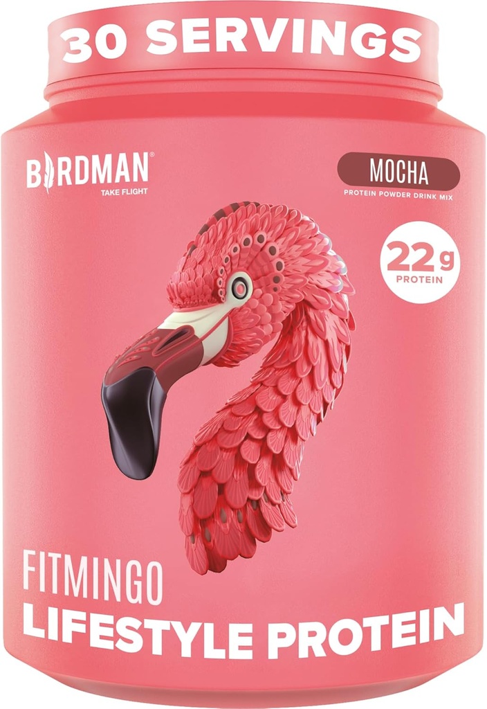 BIRDMAN Fitmingo Vegan Protein Powder με Inositol, Collagen Boosters, Hyaluronic Acid και Βιταμίνες 