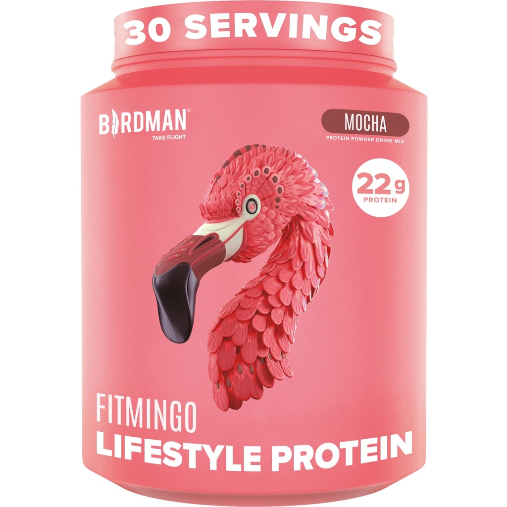 BIRDMAN Fitmingo Vegan Protein Powder με Inositol, Collagen Boosters, Hyaluronic Acid και Βιταμίνες 