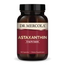 Dr. Mercola Organic Astaxanthin - 12 mg Ασταξανθίνη - Ισχυρή Αντιοξειδωτική Υποστήριξη - Βιολογικό εκχύλισμα μικροφύκων - Μη ΓΤΟ, Χωρίς γλουτένη & Χωρίς σόγια - 90 κάψουλες (90 Σερβιέτες)