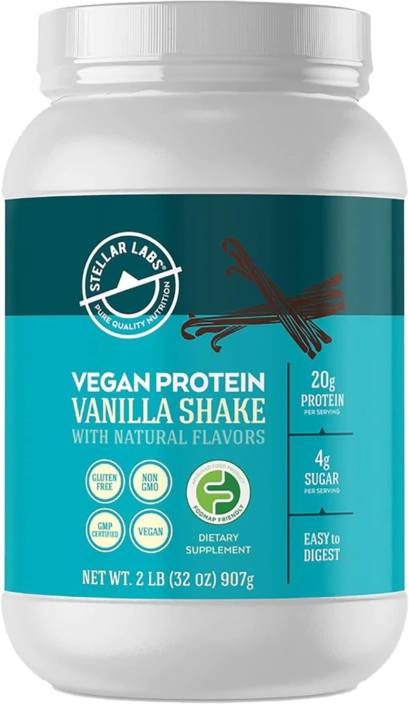 Stellar Labs Vegan Protein Powder με BCAA's & Antioxidants 