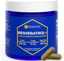 Συμπλήρωμα ρεσβερατρόλης - 250mg Trans-Reεσβερατρόλη & 10mg Trans-Πτεροστιλμπένη - Συμπλήρωμα αντιοξειδωτικών με 200mg εκχύλισμα κόκκινου κρασιού - Επιπλέον υποστήριξη γήρανσης - 60 ιαπωνικές κάψουλες Knotweed