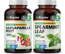 BIO KRAUTER Sarsaparilla 250 Capsules & Spearmint 250 Capsules
