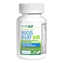HealthA2Z® Mucus Relief DM | Dextromethorphan HBr 20mg | Guaifenesin 400mg | No Benzene | Cough, Immediate Release, Uncoated (120 Count (Pack of 1))