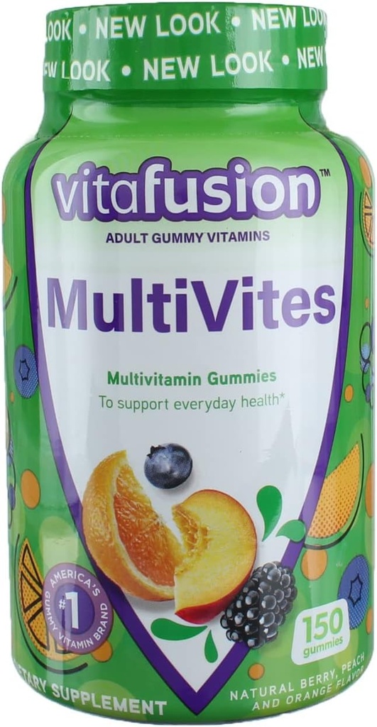 Vitafusion Adult Multi Gummy, Συσκευασία των 3, (μετρήστε 150 Κάθε / 450 gummies)