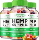 Euphoria Green Hemp Gummies - με εκχύλισμα κάνναβης EuphoriaGreen Hemp Gummies Εμβόλιο συμπλήρωμα, Υγεία και ευεξία Υποστήριξη, Όλα τα φυσικά Euphoria Green Hemp Gummy (3 Pack - 180 Gummies)