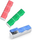 Pill Organizer 3 φορές την ημέρα, (3 Πακέτο) Μικρό κουτί χάπι, Καθημερινή διοργανωτής χάπι, Moisture Proof Travel Pill περίπτωση για Pocket Purse, Φορητό κουτί ιατρικής για να κρατήσει βιταμίνες, ιχθυέλαια, συμπληρώματα
