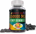 Organic Hemp Gummies Neuropathy Nerve Support Supplement Natural Pure Hemp Oil Extract - Πόνος Βιταμίνη Β2 Επιπλέον ανακούφιση υψηλής ισχύος Βρώσιμο φύλλο Vegan Zen Made in USA