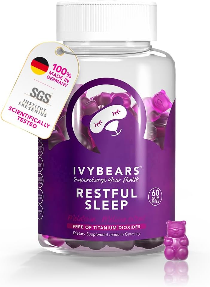 Γρήγορη δράση μελατονίνη Gummies - 5 mg μελατονίνη - 100% Φυσική Γεύση - με Lactium, L-Theanine & Lemon Balm - με AI Sleep Assistant - Φυσική υποστήριξη ύπνου - Vegan - 60 κομμάτια = 30 ημέρες προσφοράς