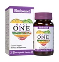 Bluebonnet Nutrition Maxi One (με σίδηρο), Ολόκληρες πολλαπλές τροφές, Ένζυμα, Ενέργεια, Ζωτικότητα, Χωρίς γλουτένη, Kosher, Γαλακτοκομικά, Χορτοφαγικά Φιλικά, Χωρίς σόγια, Μη ΓΤΟ, 90 Καψάκιο λαχανικών, 3 Μήνες Προσφορά, Μπεζ