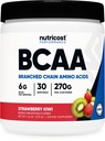 Nutricost BCAA σκόνη (Strawberry Kiwi, 30 σερβιέτες) - Βέλτιστη 2:1:1 αναλογία