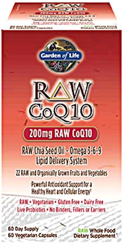 Garden of Life Raw Coq10, 60 Ct