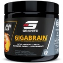 Granite Nutrition GigaBrain Nootropic Energy Powder – Cereboost, Alpha-GPC & ElevATP – Cognitive Focus Supplement for Sustained Energy & Performance – White Peach, 30 Servings