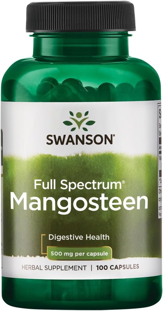 Swanson Full Spectrum Mangosteen- 500 mg 100 Καψάκια