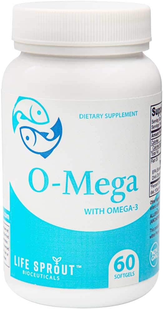 O-Mega με EPA/DHA εντερικά Ωμέγα-3 λιπαρά οξέα - 60 κάψουλες
