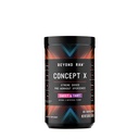BEYOND RAW Concept X, Clinically Dosed Pre-Workout Powder, Περιέχει καφεΐνη, L-Citrulline, Creatine, και Beta-Alanine, Γλυκό & Ταρτ Γεύση, 20 υπηρεσίες