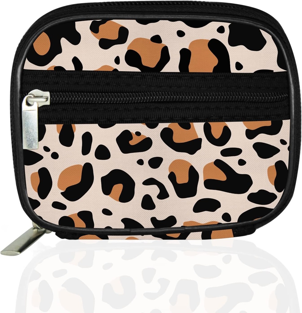 Serfeymi Weekly Travel Pill Organizer Pill Case for Purse with Removable 7 Day Pill Box, Fashionable Travel Medicine Organizer Pill Container for Medicine, Vitamin, Συμπλήρωμα - Brown 02