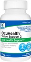 Quality Choice Ocuhealth, Eye Health Vission Support 2 Vitamin & Mineral Supplement Softgels, 120 Count Bottles