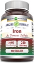 Amazing Formulas Iron as Ferrous Sulfate Supplement 