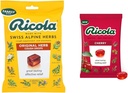 Ricola Original Natural Herb Cough Suppressant Throat Drops, 45 Drops, Fights Coughs Naturally, Soothes Throats, Naturally Soothing Relief & Cherry Throat Drops, 45 Count