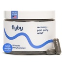 Flyby Recovery Supplement - All The Hang, Without The Over!TM - with Milk Thistle, Vitamin C, Actived Charcoal, and Apple Cider Vinegar - Pre & Post Drinking Formula (80 Count)