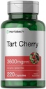 Horbaach Tart Cherry Extract | 220 Capsules | Non-GMO & Gluten Free Traditional Herb Supplement
