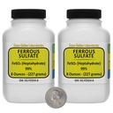 Σιδήρου θειικό [FeSO4] 99% ACS βαθμού σκόνη 1 Lb σε δύο διαστημικές φιάλες