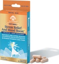 NutriCelebrity Βέλτιστη ανακούφιση του στρες και ενίσχυση της διάθεσης συμπλήρωμα του ταξιδιού μέγεθος, βοηθά στην υποστήριξη ξεκούραστος ύπνος, χαλάρωση, 10 κάψουλες λαχανικών