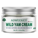 Wild Yam Κρέμα για την ισορροπία ορμονών, Αυστραλία Skincare Expert & Global Health Scholars Προτεινόμενη συνταγή - Εμμηνόπαυση & εμμηνορροϊκή υποστήριξη όπως Hot Flash, Night Sweats, Unstable Mood