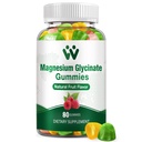 Γλυκινικό μαγνήσιο Gummies για ενήλικες - συμπλήρωμα χωρίς ζάχαρη μαγνήσιο Κάλιο για την ήρεμη διάθεση, τους μυς, τα οστά & την ενεργειακή υποστήριξη, 80 Gummies