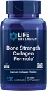 Life Extension Bone Strength Collagen Formula, Calcium Collagen chelate, Calcium fructoborate, Vitamin D3, Magnesium Citrate, Silicon, Boron, Gluten-Free, Non-GMO, 120 Capsules