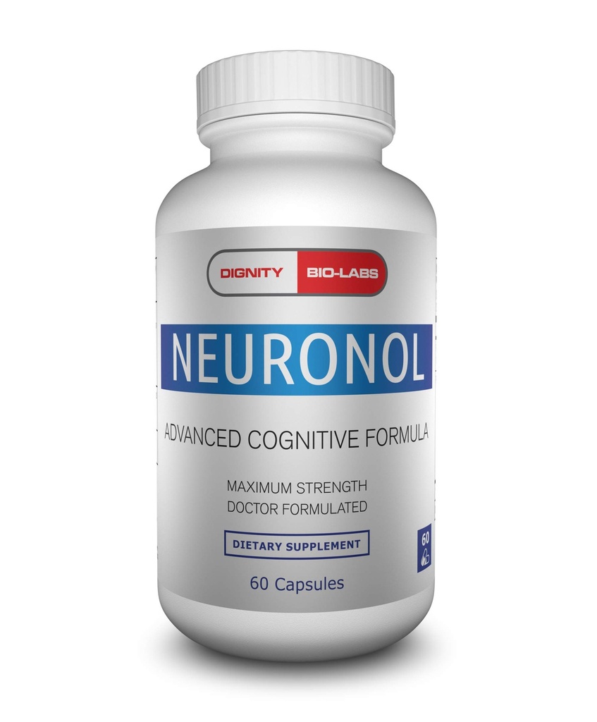 Neuronol by Dignity Bio-Labs: Brain Health Formula for Memory Support, Focus, Clarity, and Concentration - #1 Nootropic w/Dmae, Bacopa Monnieri, Ginkgo Biloba & More.